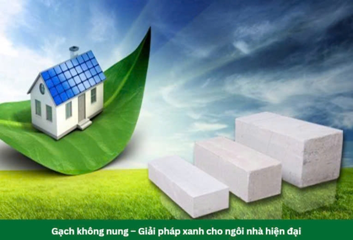 Gạch không nung – Giải pháp xanh cho ngôi nhà hiện đại